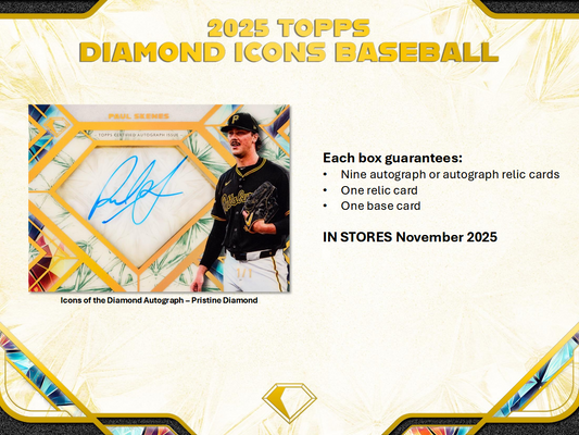 Pre Order - 2025 Topps Diamond Icons Baseball Hobby 2 Box Case