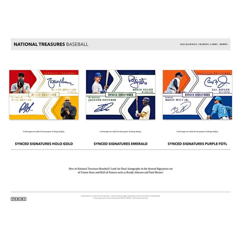 2025 Panini National Treasures Baseball Hobby Box