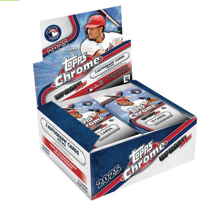 Pre Order - 2025 Topps Chrome Update Series Baseball Jumbo Hobby Box