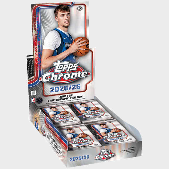 Pre Order - 2025-26 Topps Chrome Basketball Hobby box
