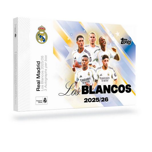Pre Order - 2025-26 Topps Real Madrid Los Blancos Hobby Box