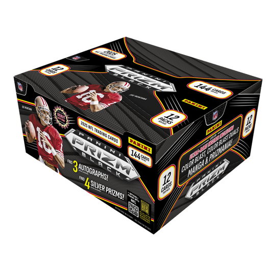 Pre Order - 2025 Panini Prizm Black Football Hobby Box