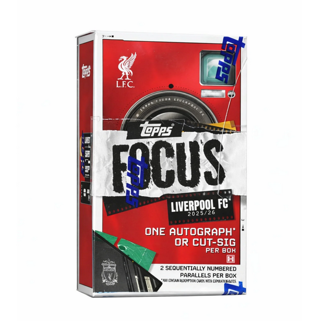 Pre Order - 2025-26 Topps Liverpool Focus Hobby box