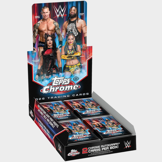 Pre Order - 2026 Topps Chrome WWE Wrestling Hobby Box