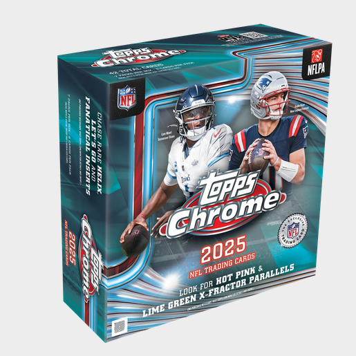 Pre Order - 2025 Topps Chrome Football Mega Box