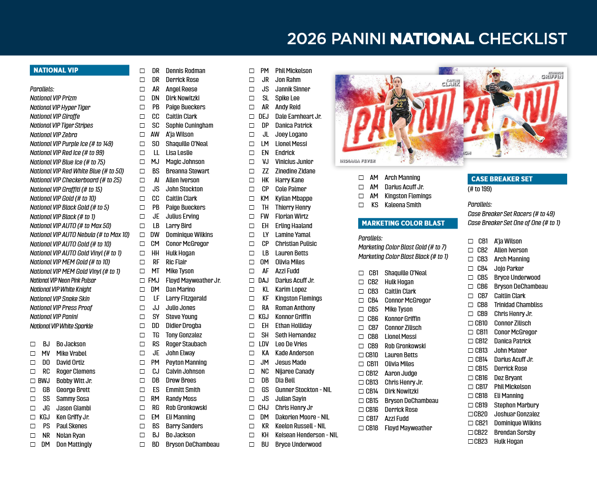 2026 Panini National Sports Convention Silver Exclusive Pack