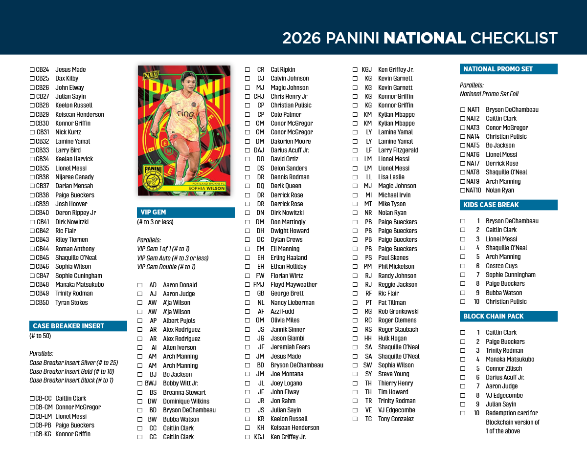 2026 Panini National Sports Convention Silver Exclusive Pack