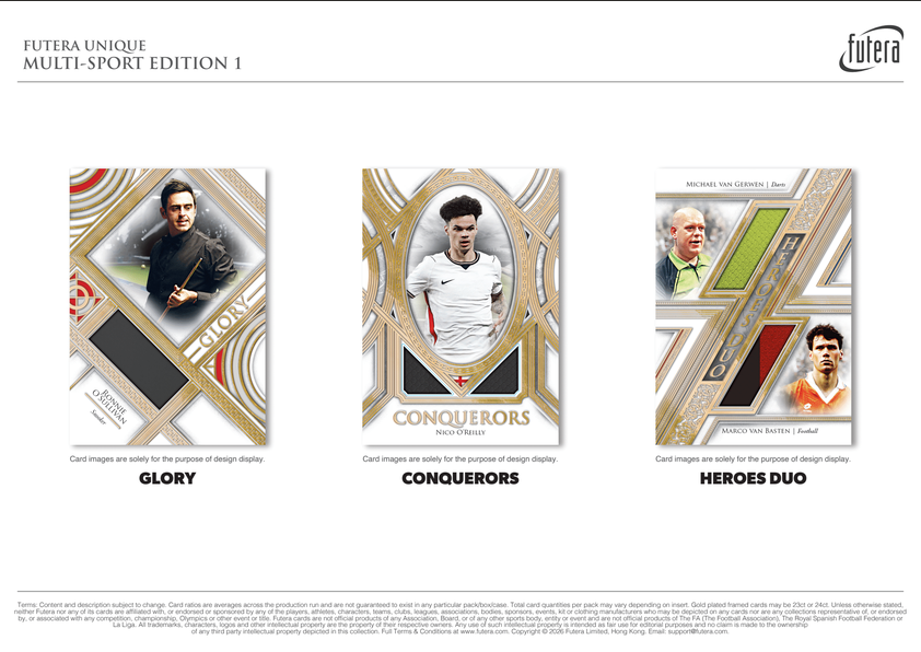 Pre Order - Futera Unique Multi Sport Edition 1 Hobby Box