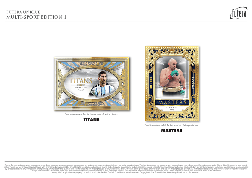 Pre Order - Futera Unique Multi Sport Edition 1 Hobby Box