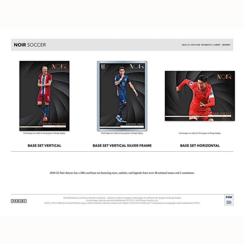 Pre Order - 2024-25 Panini NOIR Soccer Hobby Box