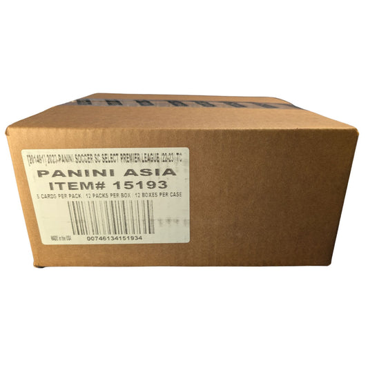 2022-23 Panini Select EPL Soccer Tmall Sealed Case (12 Boxes)