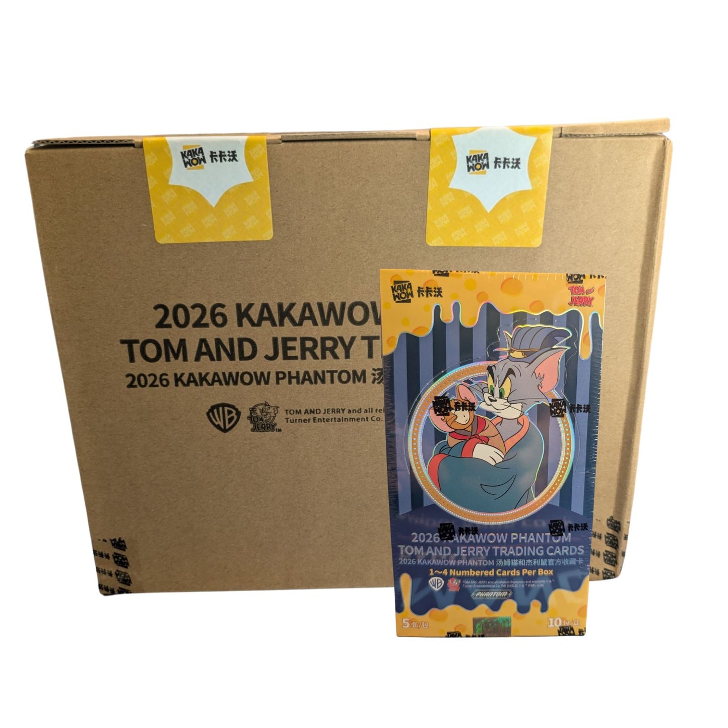 2026 Kakawow Phantom Tom and Jerry Trading Cards Hobby Sealed Case (10 Boxes)