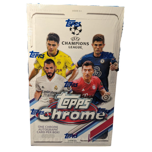Topps Chrome UCL 2020-21 Sealed Hobby Box