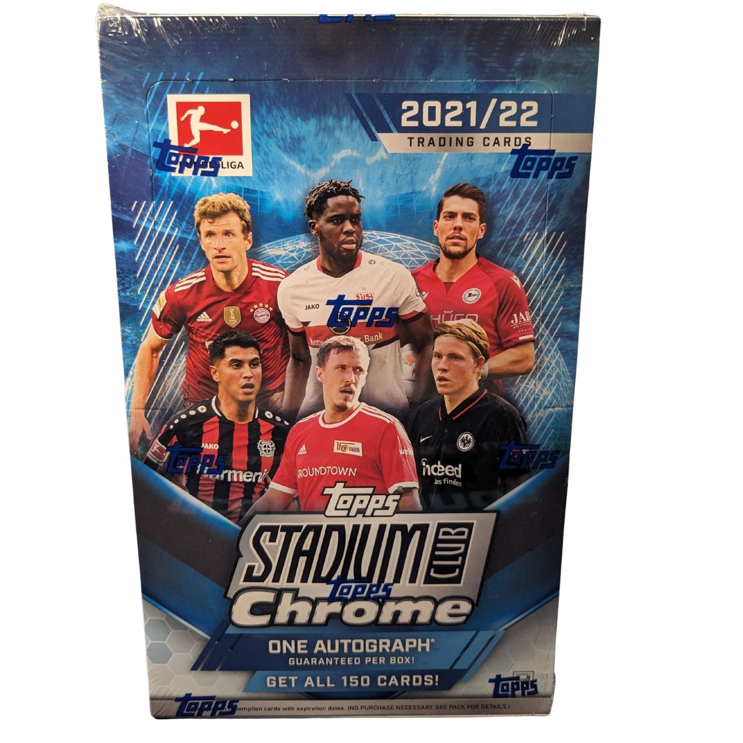 Topps Stadium Club Chrome Bundesliga 2021-22 Fußball Hobbybox