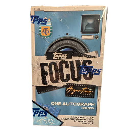 2025 Topps Focus Argentina Soccer Hobby Box