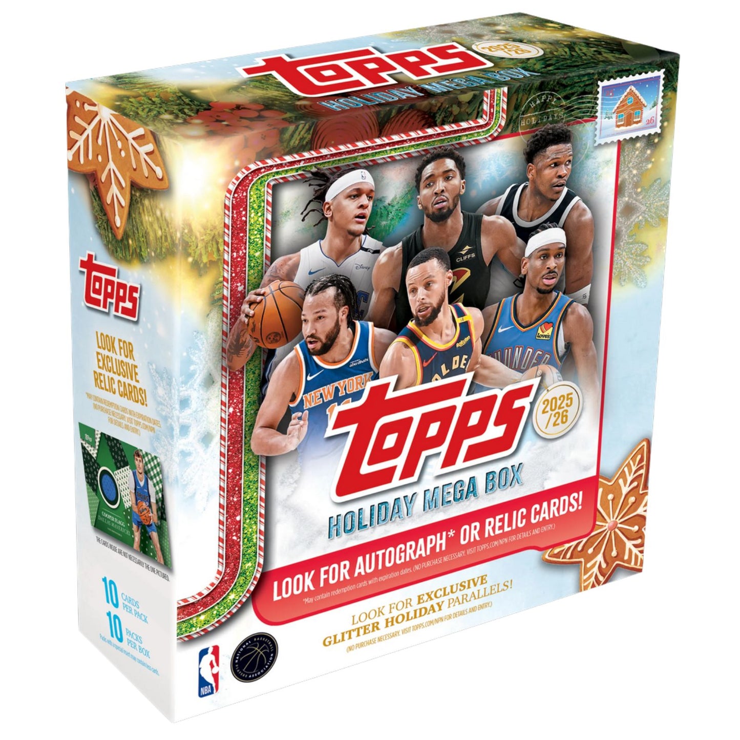 2025-26 Topps Baseketball Holiday Mega Box