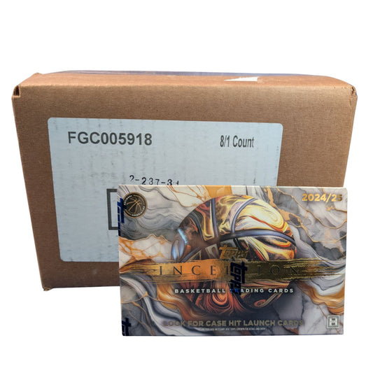 2024-25 Topps Inception Basktball Hobby Box Sealed Case (8 Boxes)