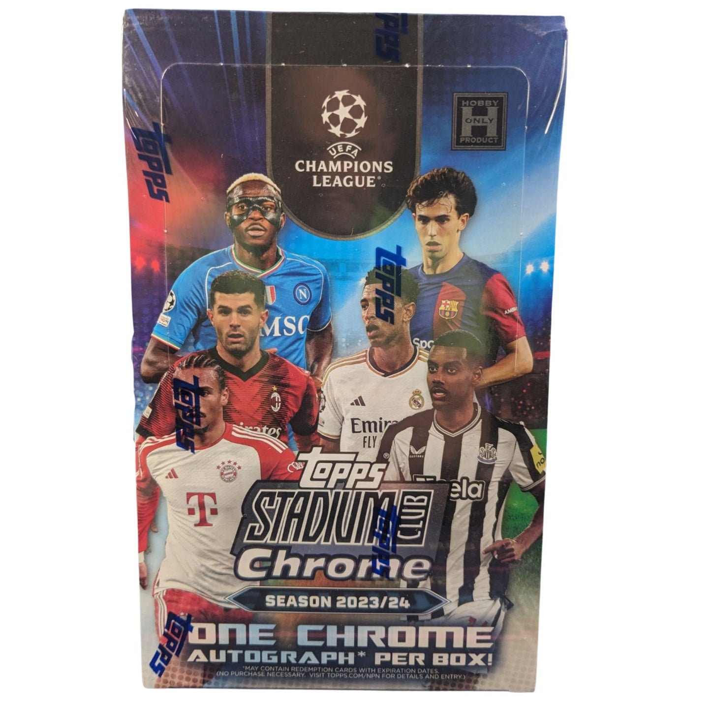 2023/24 TOPPS UCC STADIUM CLUB CHROME SOCCER HOBBY BOX