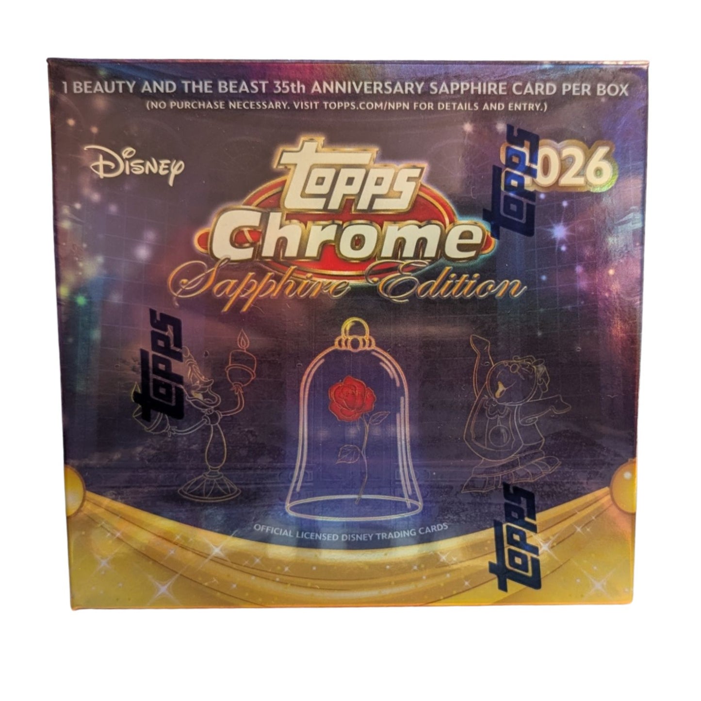 2026 Topps Chrome Disney Sapphire Hobby Box