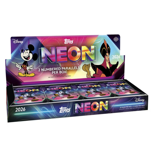 Pre Order - 2026 Topps Disney Neon Hobby Box
