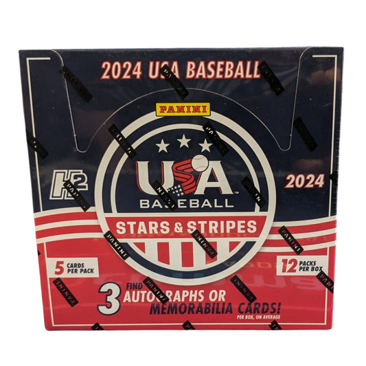 2024 PANINI USA STARS & STRIPES BASEBALL HOBBY HYBRID H2 BOX