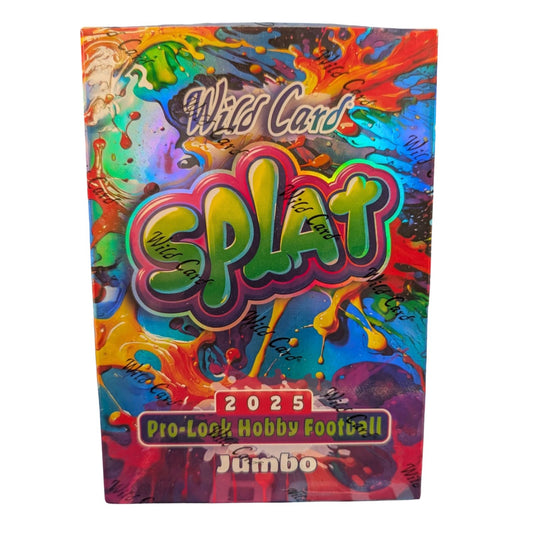 2025 Wild Card Splat Pro-Look Hobby Football Jumbo Box