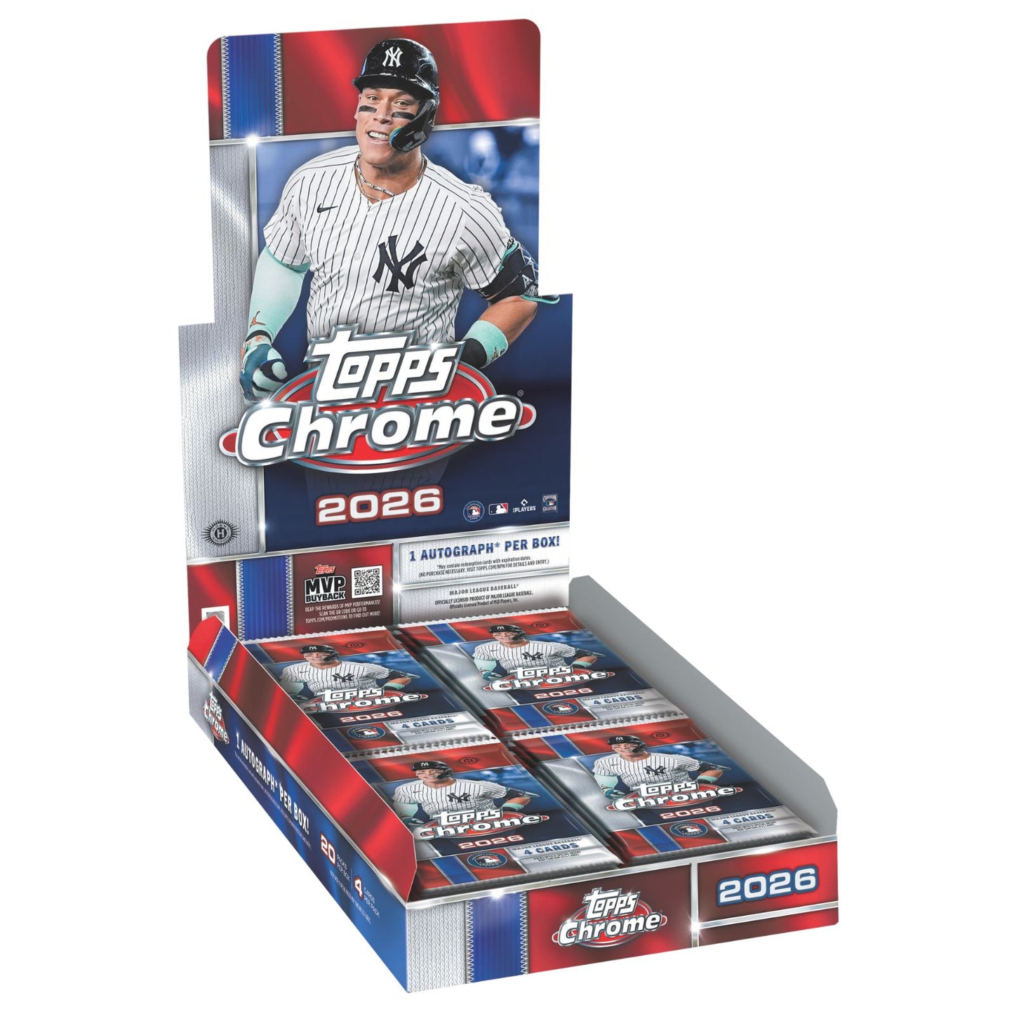 Pre Order - 2026 Topps Chrome Baseball Hobby Box