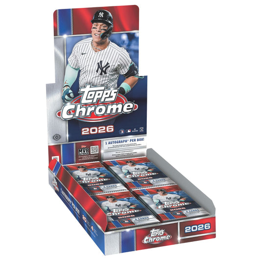Pre Order - 2026 Topps Chrome Baseball Hobby Box