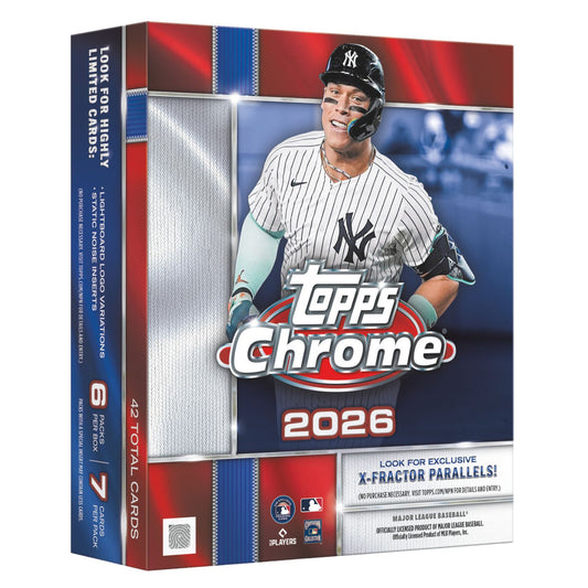 Pre Order - 2026 Topps Chrome Baseball Mega Box