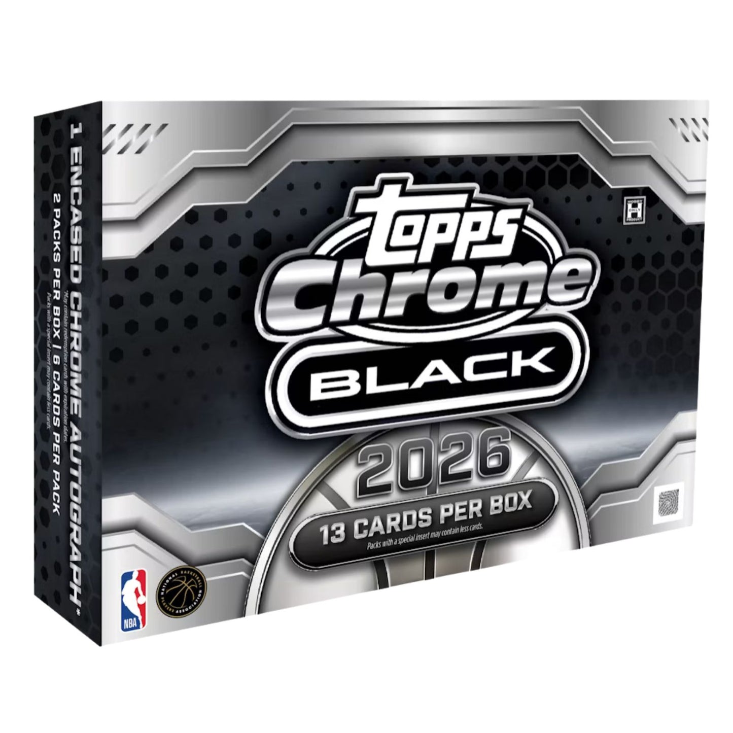 Pre Order - 2025-26 Topps Chrome Black Basketball Hobby Box
