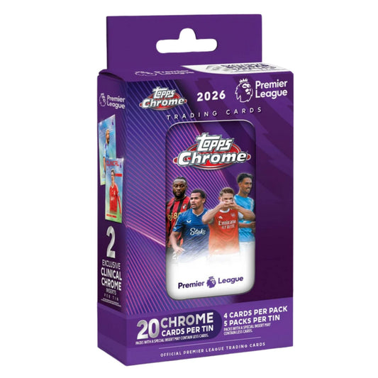 2025-26 Topps Chrome Premier League Tin