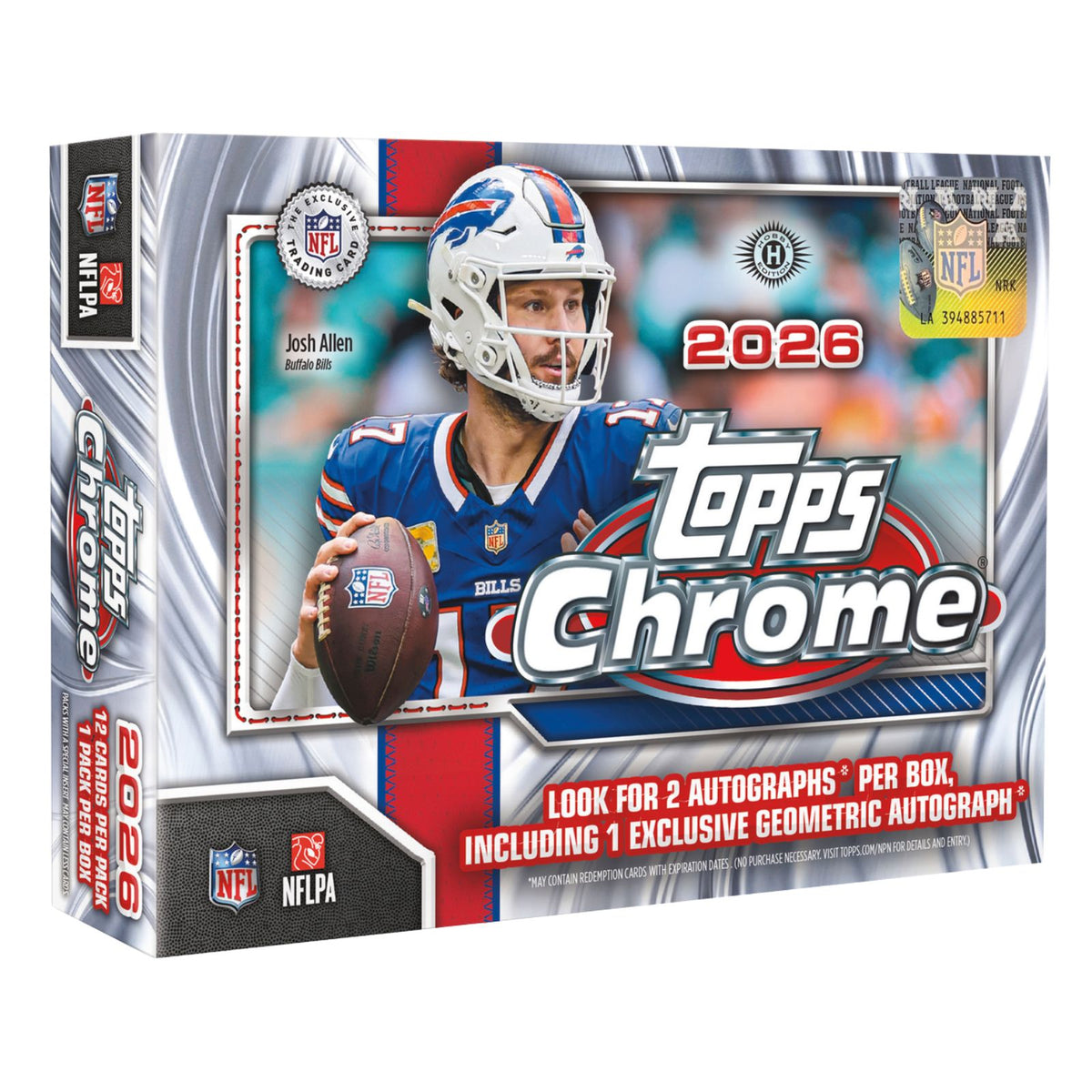 Pre Order - 2026 Topps Chrome Football Breakers Delight Box