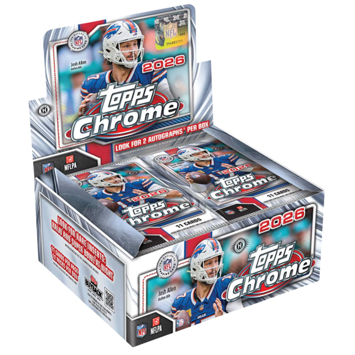 Pre Order - 2026 Topps Chrome Football Jumbo Box