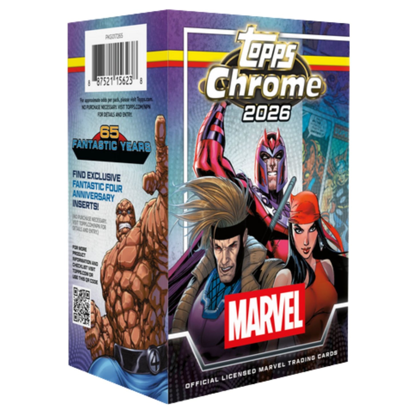 Pre Order - 2026 Topps Chrome Marvel Comics Value / Blaster Box