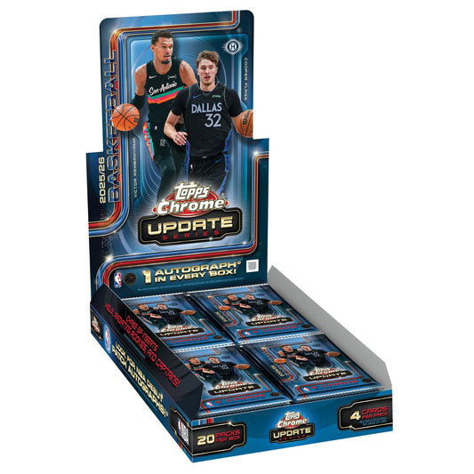 Pre Order - 2025-26 Topps Chrome Update Series Basketball Hobby Box