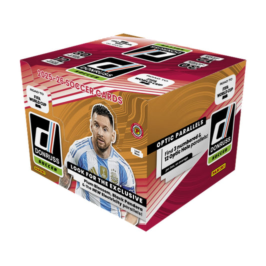 Pre Order - 2025-26 Panini Donruss Road to FIFA World Cup Soccer International Hobby box