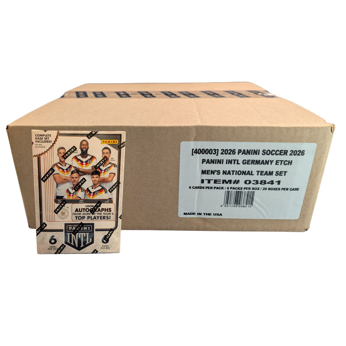 2026 Panini INTL Soccer Germany National Team Blaster Box Sealed Case (20 Boxes)