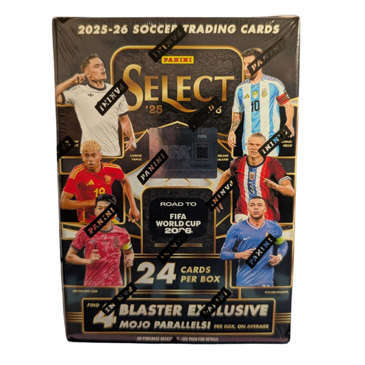 2025-26 Panini Select Road to the World Cup Soccer Blaster Box