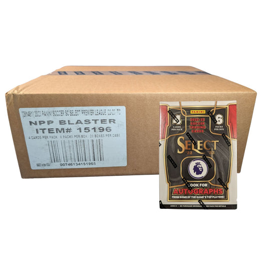 2022-23 Panini Select EPL Soccer Blaster Box Sealed Case (20 Boxes)