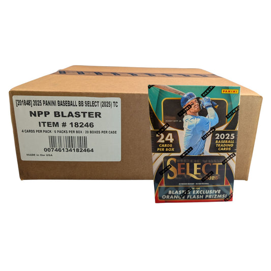 2025 Panini Select Baseball Blaster Box Sealed Case (20 Boxes)