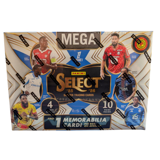 2025-26 Panini Select Ligue 1 Hobby International Mega Box