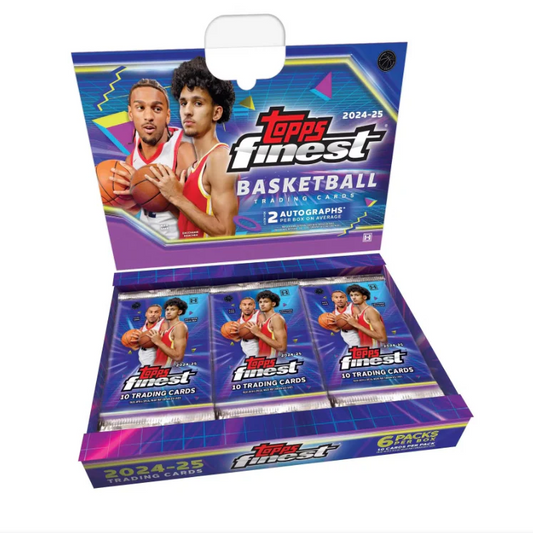 hobby box of Topps finest basketball 2024/25 trading cards