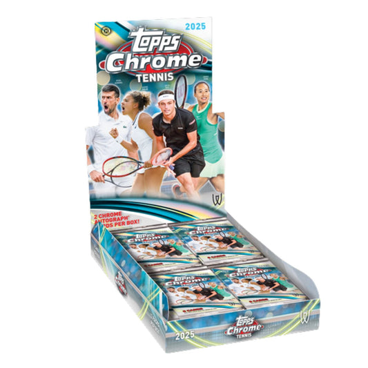 Pre Order - 2025 Topps Chrome Tennis Hobby Box