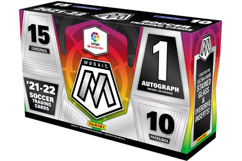 Panini Mosaic La Liga 2021-22 Fußballkarten, Hobbybox